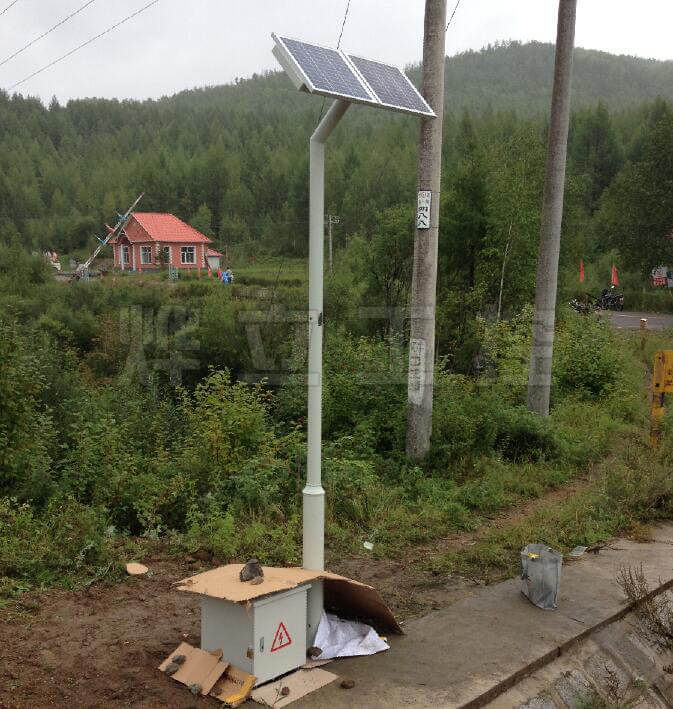 太陽能給超聲波液位計供電